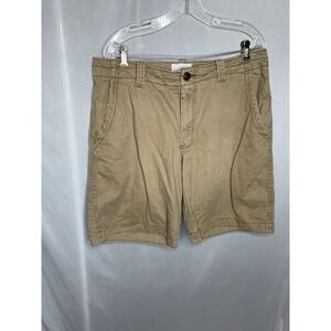 Mens 36 Aeropostale Flat Front Tan‎ Shorts Preppy Golf